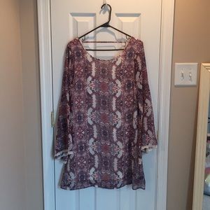 Loose fitted multicolored dress